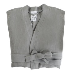 Халат из умягченного льна Tkano essential m серый