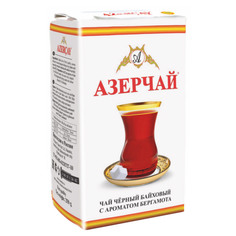 Чай Азерчай черный листовой с бергамотом 250 г