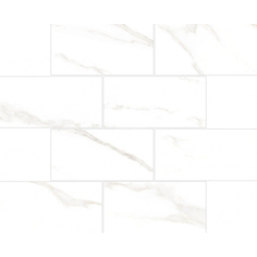 Мозаика Vitra Marmori Кирпичная кладка Калакатта Белый 7x14 29х35,5 см