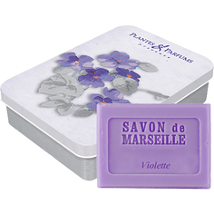 Мыло Plantes et Parfums Violette в металлической коробочке 160058