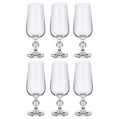 Набор бокалов Crystal Bohemia Claudia 280 мл 6 шт