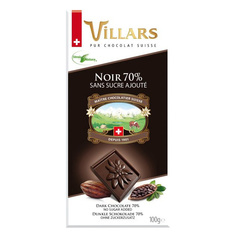 Шоколад горький Villars без добавления сахара 100 г