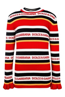 Трикотажный свитер в полоску Dolce&Gabbana Children