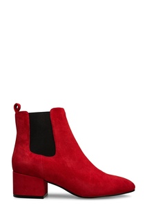 Красные ботильоны с эластичной вставкой Portal