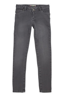 Серые джинсы с вышивкой Bonpoint