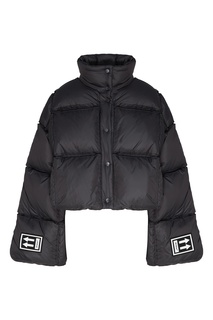 Укороченная темно-серая куртка Off White