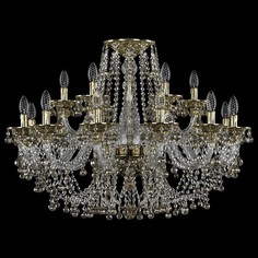 Подвесная люстра 1609 16109/12+6/300 G K801 Bohemia Ivele Crystal