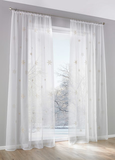 Шторы Гардина Снежинка (1 шт.) Bonprix
