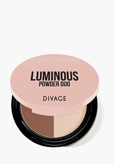 Пудра Divage POWDER DUO LUMINOUS - двухцветная № 02