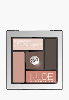 Тени для век Bell Сатиново-кремовые Nude Eyeshadow Гипоаллергенные Тон 03