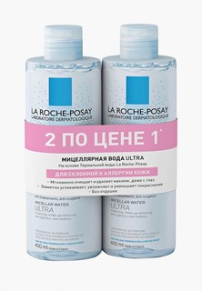 Набор для ухода за лицом La Roche-Posay Мицеллярная вода ULTRA 2 по цене 1, Очищение для чувствительной и склонной к аллергии кожи лица и глаз