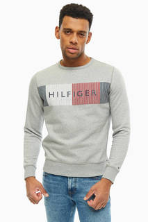 Свитшот MW0MW10753 501 cloud htr Tommy Hilfiger