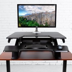 Подставка на компьютерный стол Eureka CV-PRO36B черный