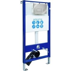 Инсталляция Акватек Slim с клавишей хром глянцевый (INS-0000005)