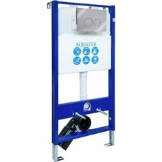 Инсталляция Акватек Slim с клавишей хром глянцевый (INS-0000004)