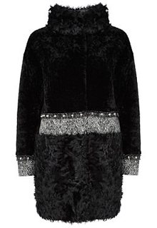 Шуба из овчины с отделкой Virtuale Fur Collection