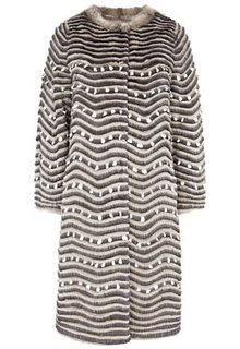 Облегченная шуба из меха кролика и норки Virtuale Fur Collection