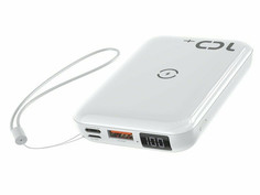 Внешний аккумулятор Baseus Power Bank Mini S Bracket 10W Wireless Charger 10000mAh 18W White PPXFF10W-02