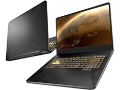 Ноутбук ASUS TUF Gaming FX705DD-AU087 90NR02A1-M02090 (AMD Ryzen 7 3750H 2.3GHz/16384Mb/512Gb SSD/nVidia GeForce GTX 1050 3072Mb/Wi-Fi/Bluetooth/Cam/17.3/1920x1080/No OS)