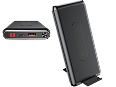 Внешний аккумулятор Baseus Power Bank Wireless Charge 10000mAh Black WXHSD-D01