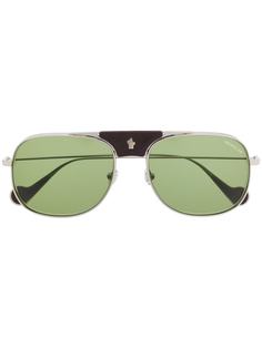 Moncler Eyewear солнцезащитные очки-авиаторы с затемненными линзами