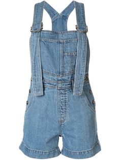 Aje джинсовый комбинезон короткой длины