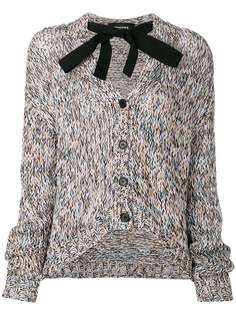 Rochas кардиган с завязкой на бант