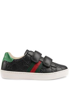 Gucci Kids кроссовки с отделкой Web Childrens Gucci Signature