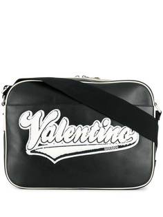 Valentino Garavani сумка-мессенджер с нашивкой логотипа