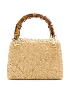 Serpui raffia tote bag