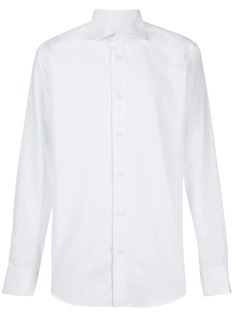 Z Zegna рубашка с косым воротником