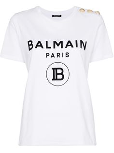 Balmain футболка с логотипом