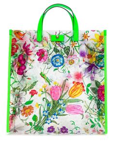 Gucci сумка-тоут с принтом Flora