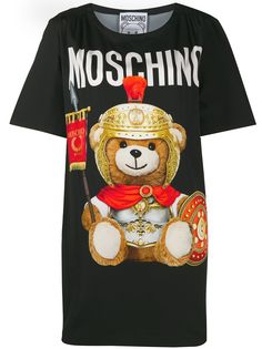 Moschino платье-футболка с принтом