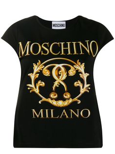 Moschino футболка с логотипом