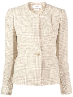 Isabel Marant Étoile облегающий твидовый блейзер
