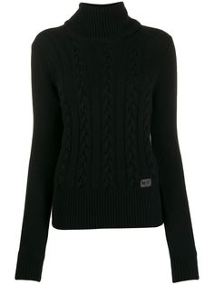 be blumarine свитер фактурной вязки с круглым вырезом