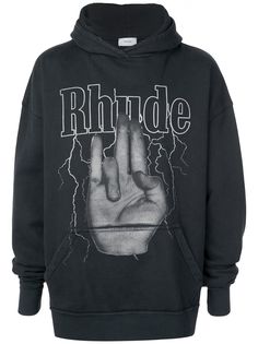 Rhude худи с логотипом