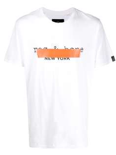 Rag & Bone футболка с графичным принтом