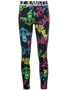 Versace Jeans Couture легинсы с принтом Barocco