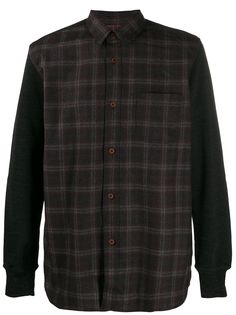 Junya Watanabe MAN рубашка со вставками