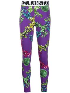 Versace Jeans Couture легинсы с принтом