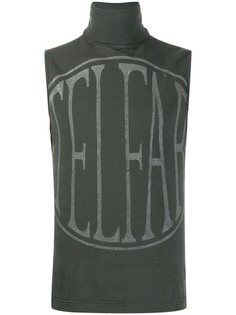 Telfar топ с высоким воротником и открытой спиной