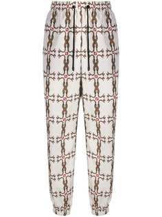 Fendi спортивные брюки с логотипом