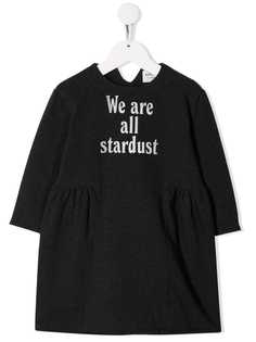 Bobo Choses платье со складками и надписью