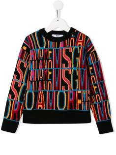 MSGM Kids джемпер с логотипом