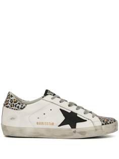 Golden Goose кеды Superstar с леопардовым принтом