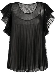 Boutique Moschino плиссированная блузка