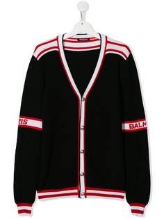 Balmain Kids кардиган с декоративными пуговицами