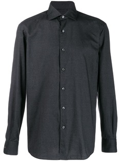 Ermenegildo Zegna рубашка с микроузором